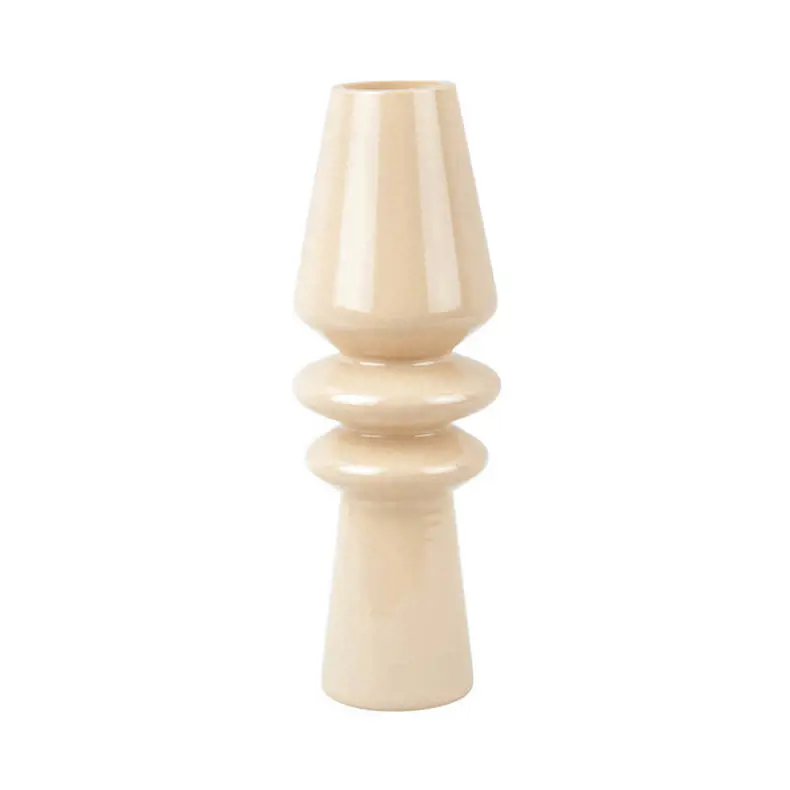 Present Time Vase Sparkle Cone Glass